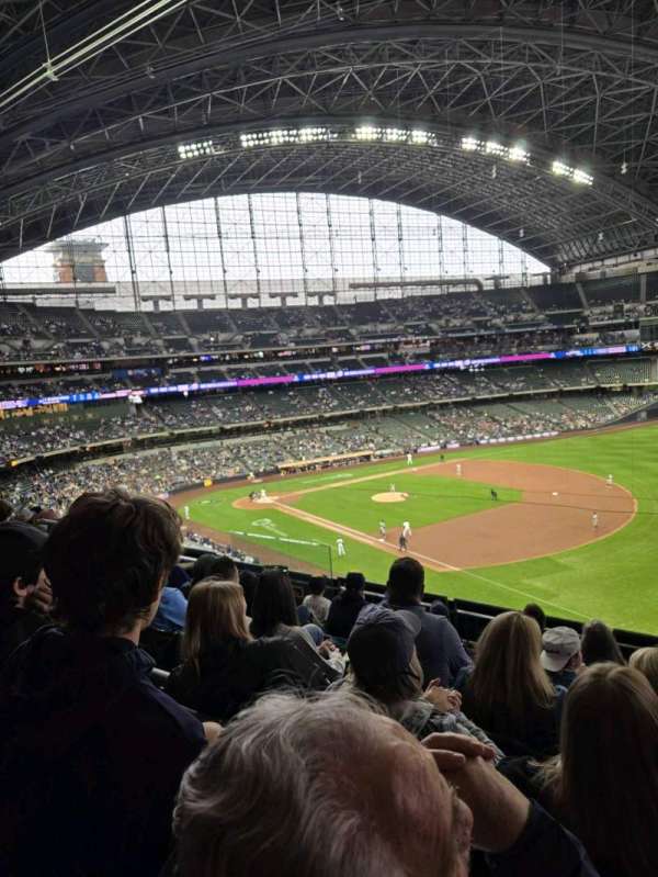 American Family Field, section: 312, row: 6, seat: 8