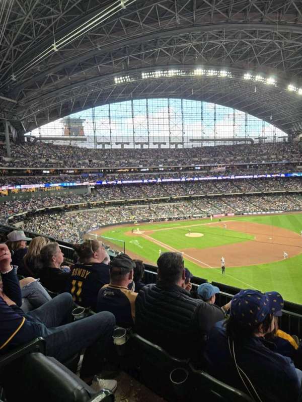 American Family Field, section: 311, row: 4, seat: 8