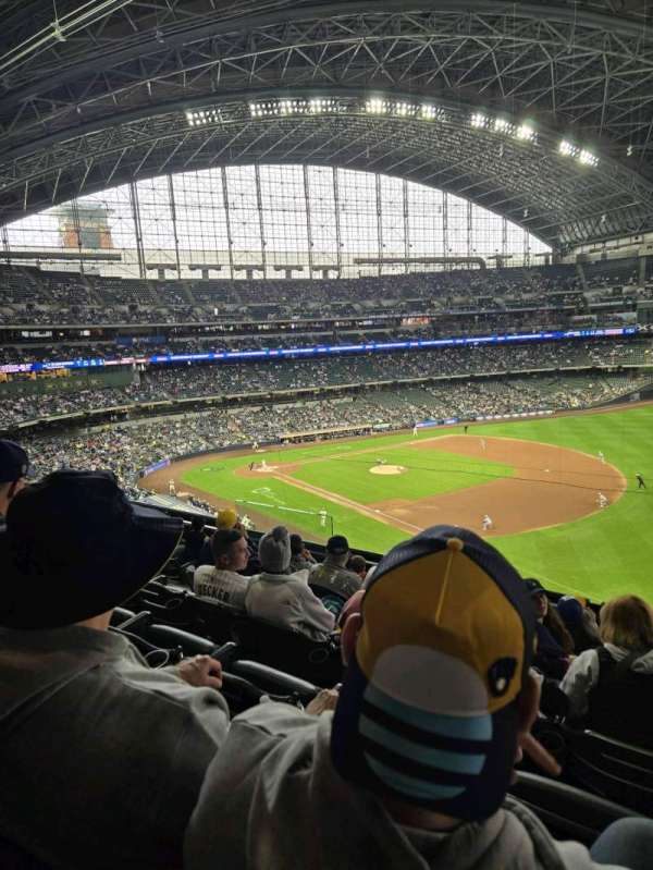 American Family Field, section: 312, row: 6, seat: 8
