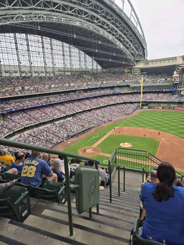 American Family Field, section: 414, row: 14, seat: 1