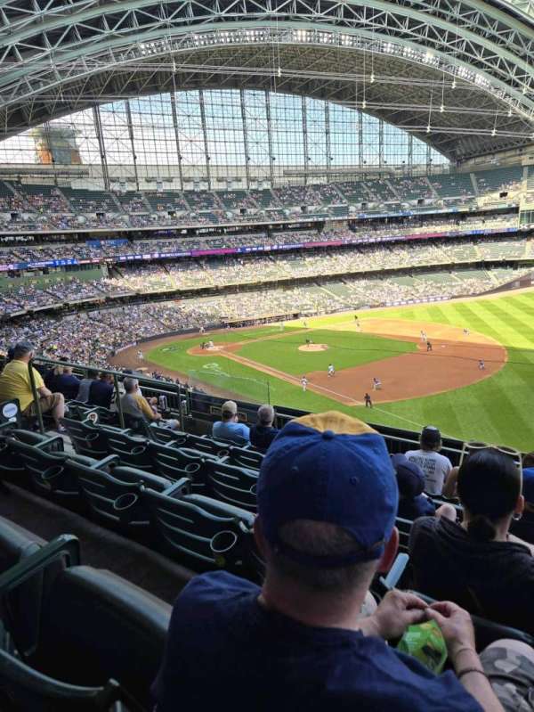 American Family Field, section: 312, row: 6, seat: 8