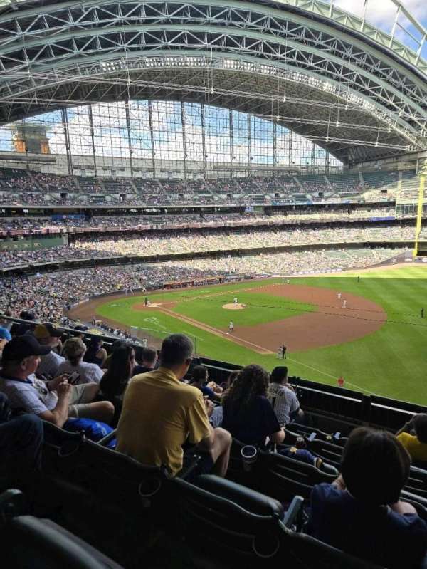 American Family Field, section: 312, row: 6, seat: 8