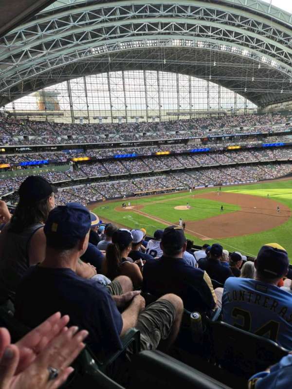 American Family Field, section: 312, row: 7, seat: 8
