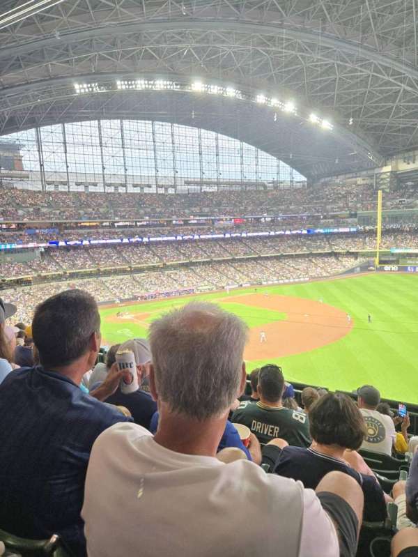 American Family Field, section: 312, row: 6, seat: 8