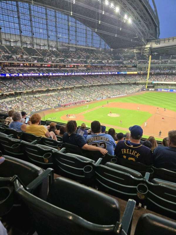 American Family Field, section: 318, row: 6, seat: 10