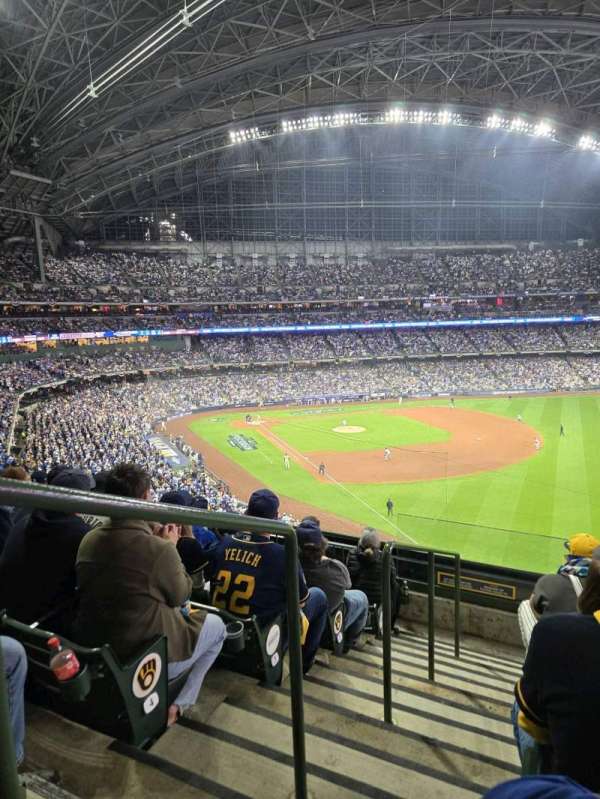 American Family Field, section: 308, row: 6, seat: 1