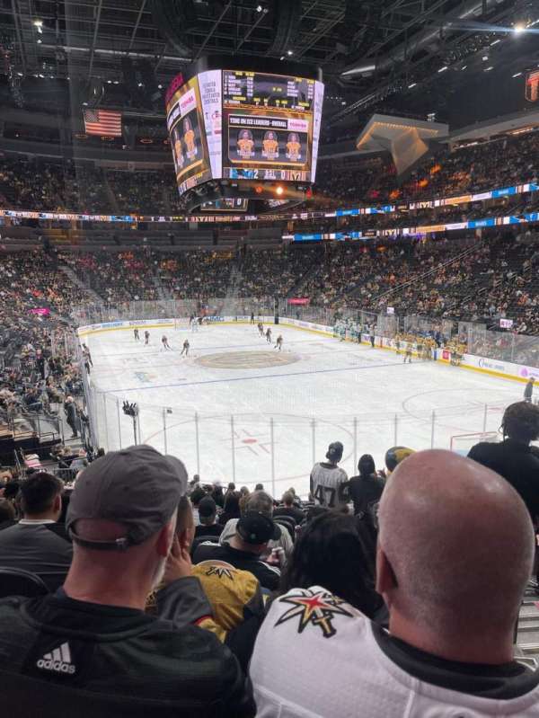 T-Mobile Arena, section: 19, row: R, seat: 21