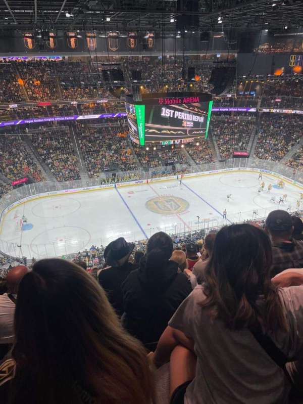 T-Mobile Arena, section: 221, row: Q, seat: 11