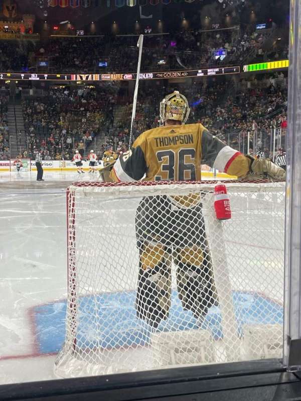 T-Mobile Arena, section: 10, row: GS1, seat: 6