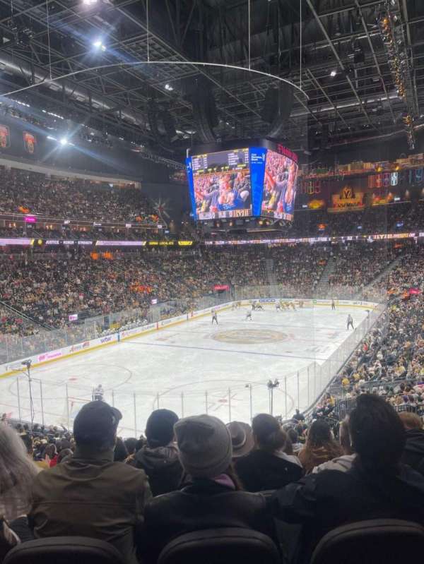 T-Mobile Arena, section: 12, row: X, seat: 8