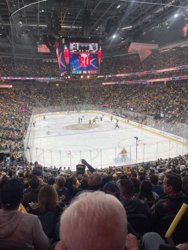 T-Mobile Arena, section: 20, row: X, seat: 7