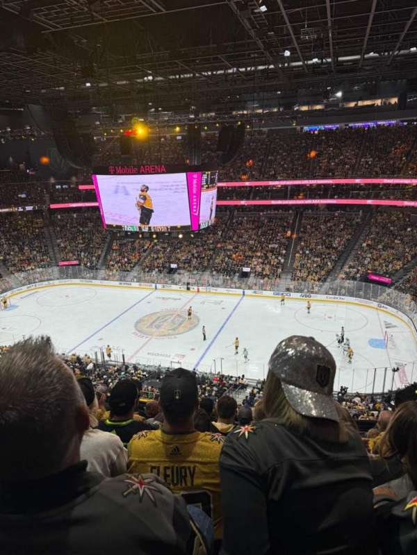 T-Mobile Arena, section: 207, row: G, seat: 9