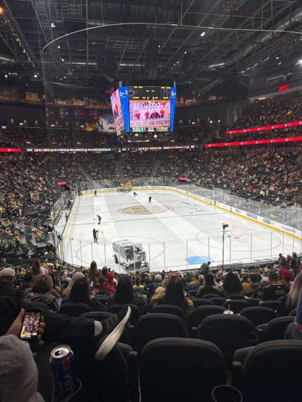 T-Mobile Arena, section: 10, row: X, seat: 9