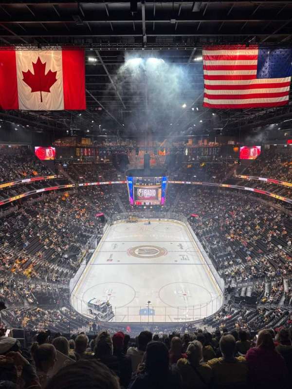 T-Mobile Arena, section: 214, row: P, seat: 11