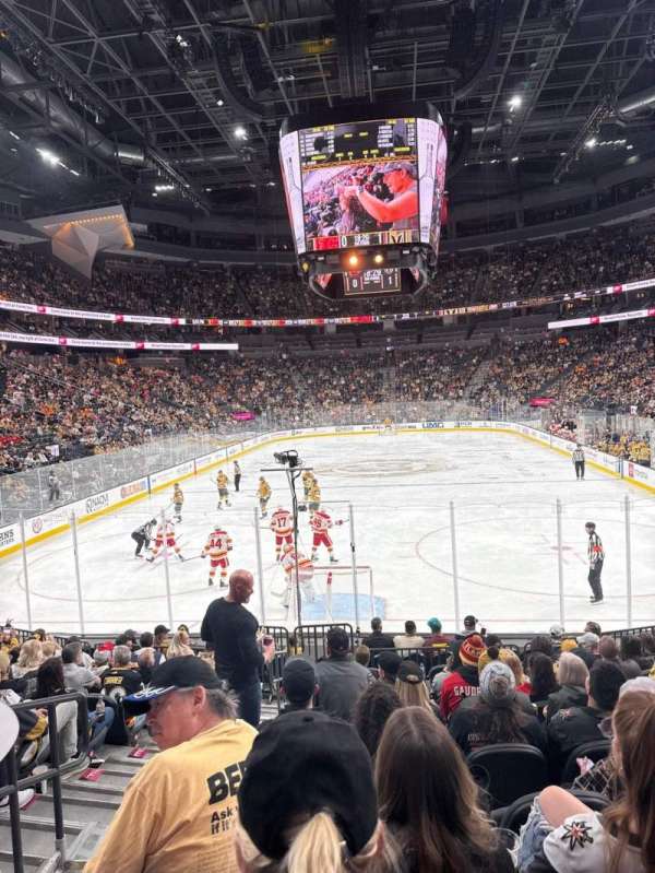 T-Mobile Arena, section: 1, row: L, seat: 2