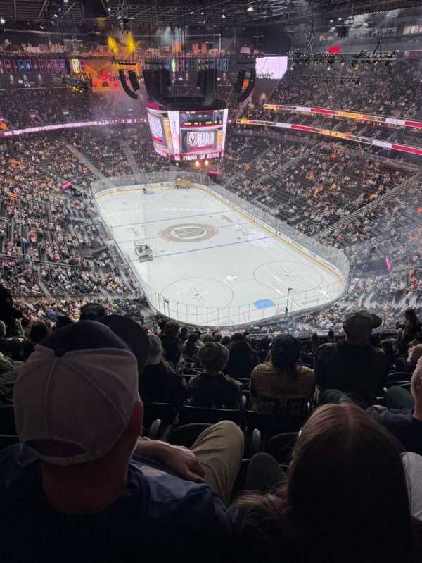 T-Mobile Arena, section: 212, row: P, seat: 8