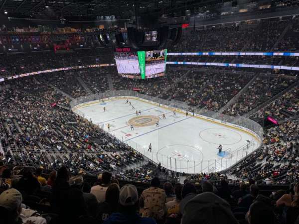 T-Mobile Arena, section: 210, row: H, seat: 11