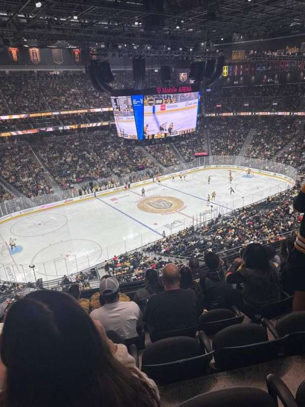 T-Mobile Arena, section: 220, row: F, seat: 5
