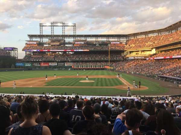 Coors Field, section: 136, row: 30, seat: 8