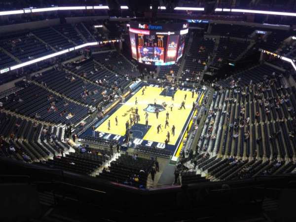 FedEx Forum, section: 217, row: G, seat: 5