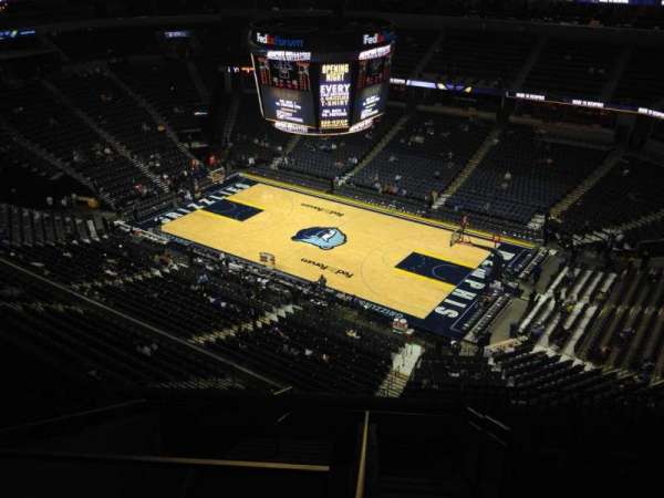 FedEx Forum, section: 212, row: J, seat: 22