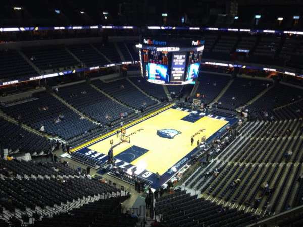 FedEx Forum, section: 203, row: E, seat: 2