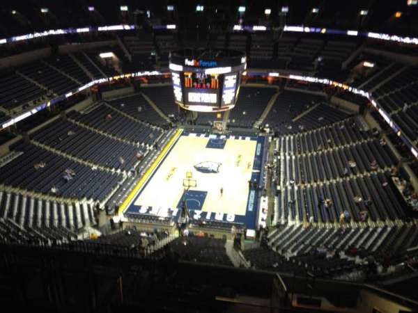 FedEx Forum, section: 201, row: N, seat: 2
