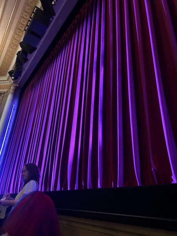 Music Box Theatre, section: Orchestra R, row: B, seat: 8