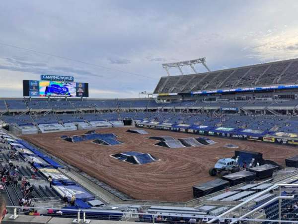 Camping World Stadium, section: P52, row: G, seat: 4