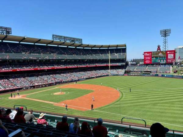 Angel Stadium, section: 340, row: H, seat: 1