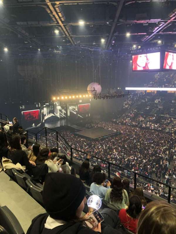 Accor Arena, section: Balcon R, row: 86, seat: 7