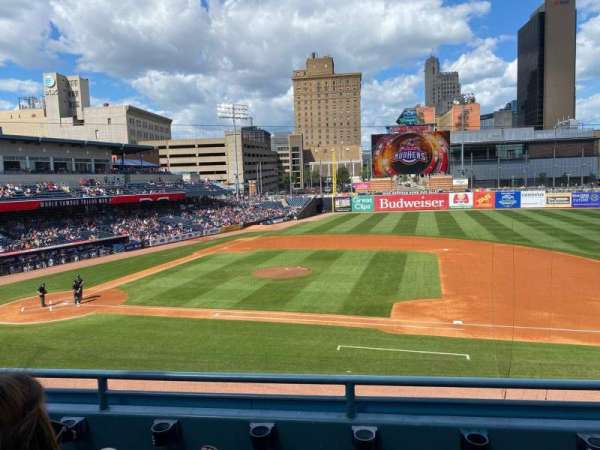 Fifth Third Field, section: 214, row: C, seat: 8