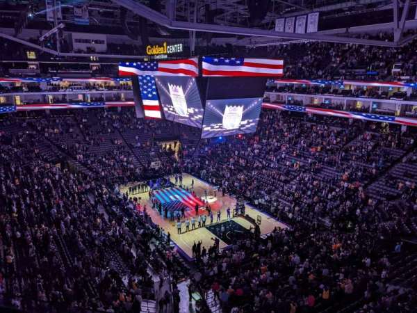 Golden 1 Center, section: 201, row: B, seat: 8