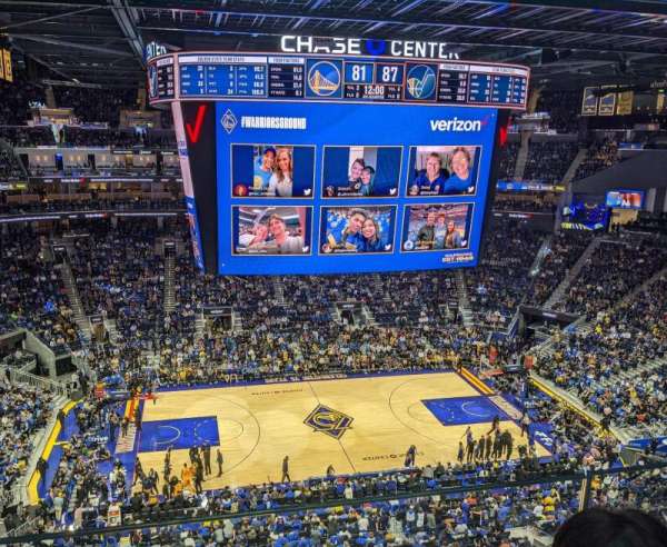 Chase Center, section: 207, row: 7, seat: 5