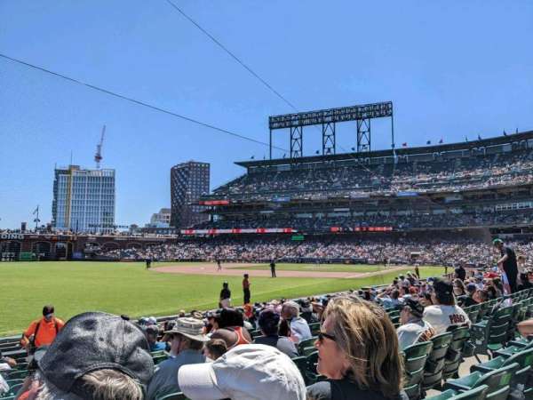 Oracle Park, section: 130, row: 12, seat: 10