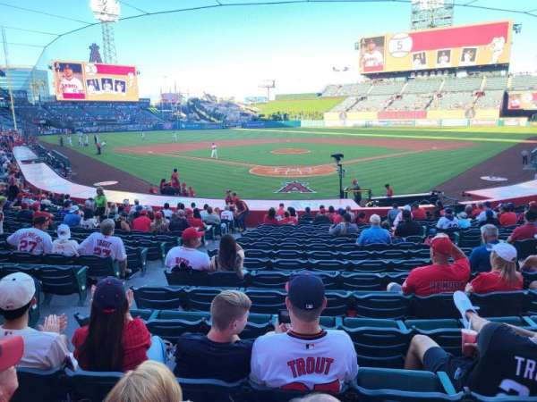 Angel Stadium, section: 120, row: V, seat: 7