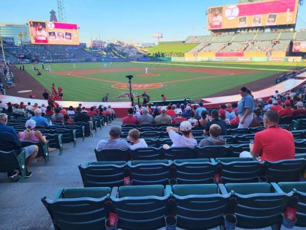 Angel Stadium, section: 119, row: V, seat: 2
