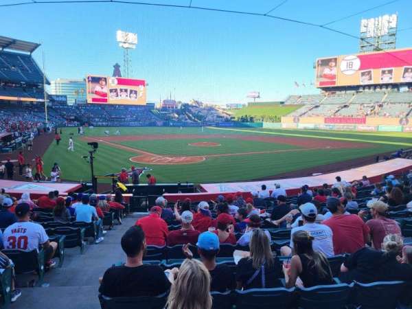 Angel Stadium, section: 118, row: S, seat: 2