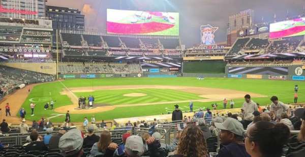 Target Field, section: 111, row: 12, seat: 4
