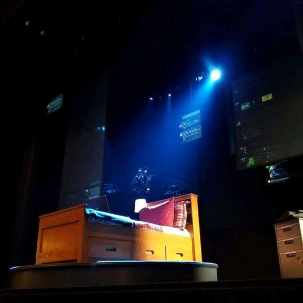 Music Box Theatre, section: Orchestra L, row: A, seat: 9
