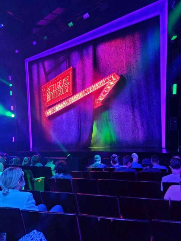 Marquis Theatre, section: Orchestra R, row: G, seat: 10