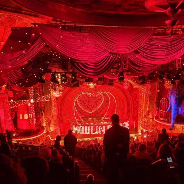 Al Hirschfeld Theatre, section: Mezzanine L, row: Q, seat: 1
