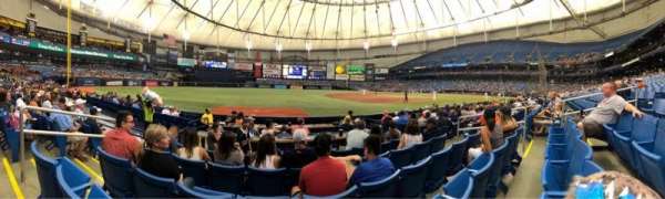Tropicana Field, section: 125, row: K, seat: 4