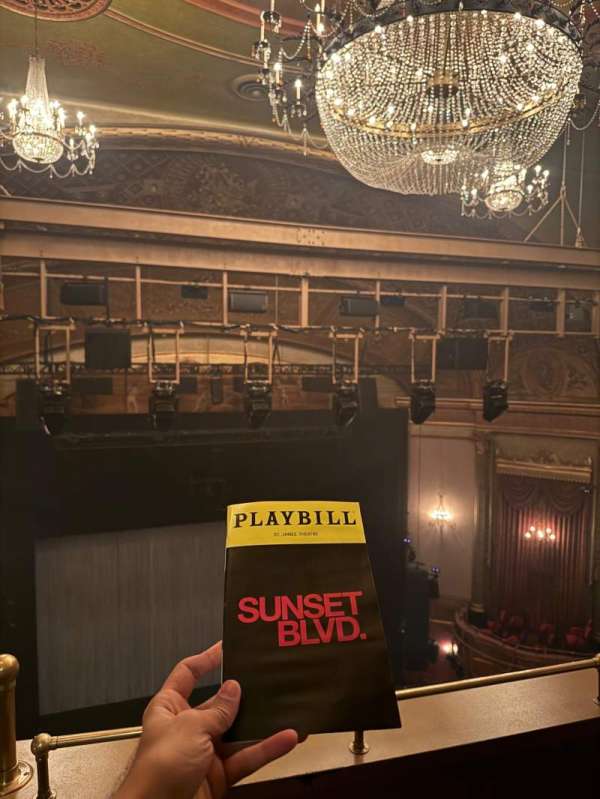 St. James Theatre, section: Balcony C, row: B, seat: 114