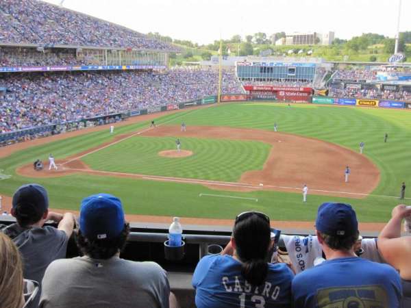Kauffman Stadium, section: 317, row: C, seat: 9