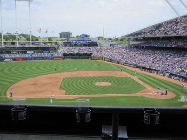 Kauffman Stadium, section: 307, row: B, seat: 9