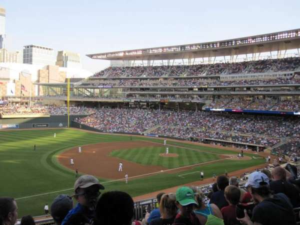 Target Field, section: S, row: 7, seat: 14