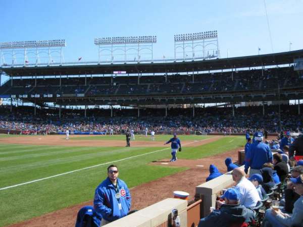Wrigley Field, section: 6, row: 6, seat: 1