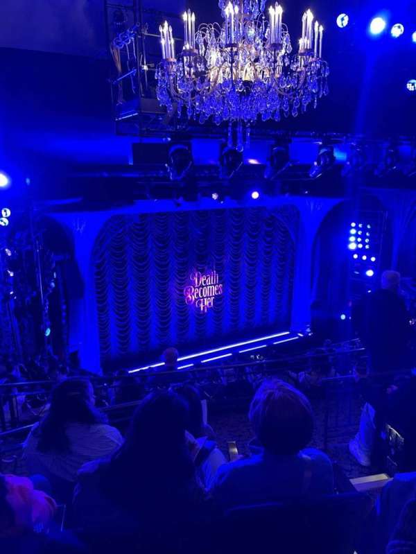 Lunt-Fontanne Theatre, section: Middle Mezzanine L, row: D, seat: 5