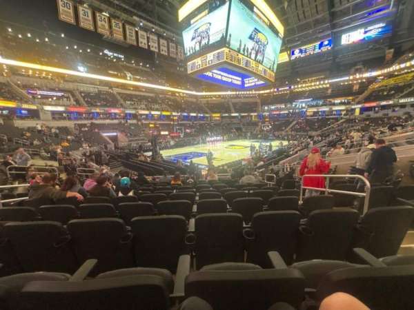 Gainbridge Fieldhouse, section: 8, row: 11, seat: 3